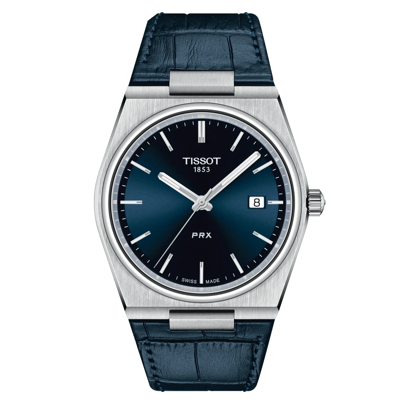 PRX Blue Dial Blue Leather Strap