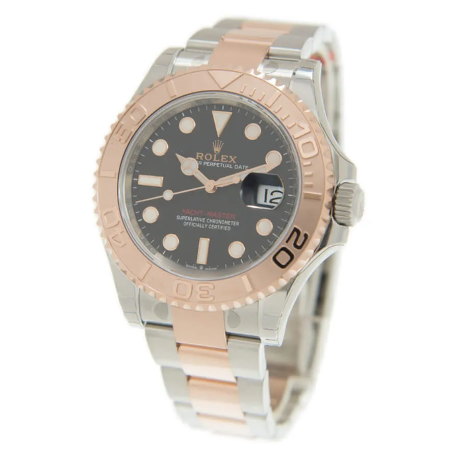 Rolex YACHT MASTER Black Dial Unisex Watch RLX126621BKSO