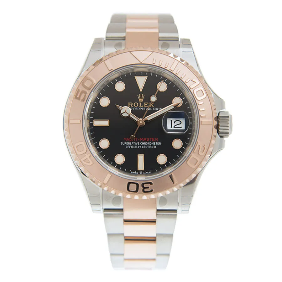 Rolex YACHT MASTER Black Dial Unisex Watch RLX126621BKSO