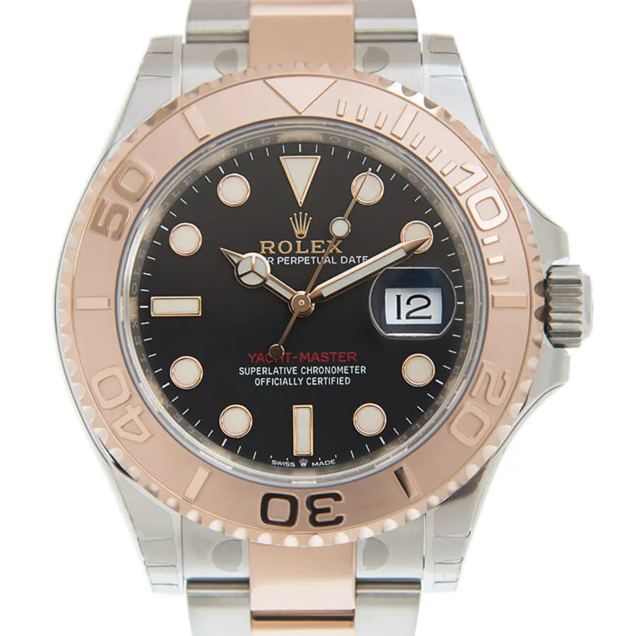 Rolex YACHT MASTER Black Dial Unisex Watch RLX126621BKSO