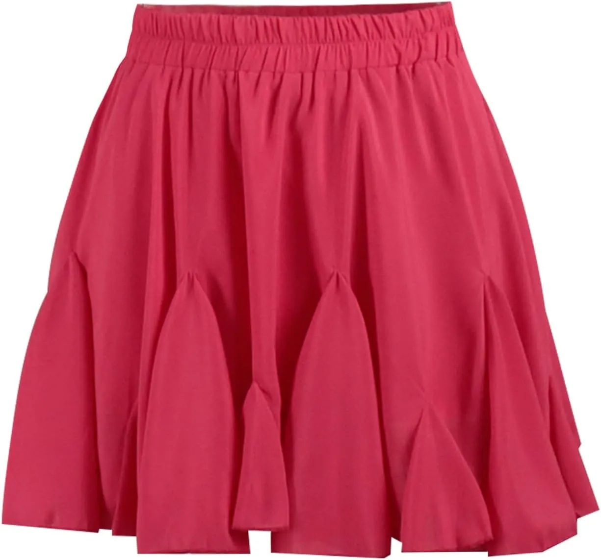 Ruffle Mini Skirt for Women High Waist Flared A Line Skater Skirts Summer Casual Trendy Outfits