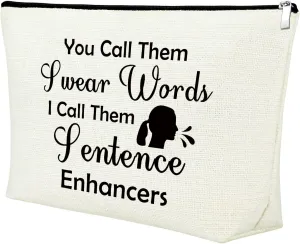 Sarcastic Novelty Gag Gift for Best Friend Sister Makeup Bag Fun Joke Gifts for Women Funny Gifts for Women Fun Girl Gifts Cosmetic Bag Christmas Graduation Wedding Gift for Her Travel Makeup Bag