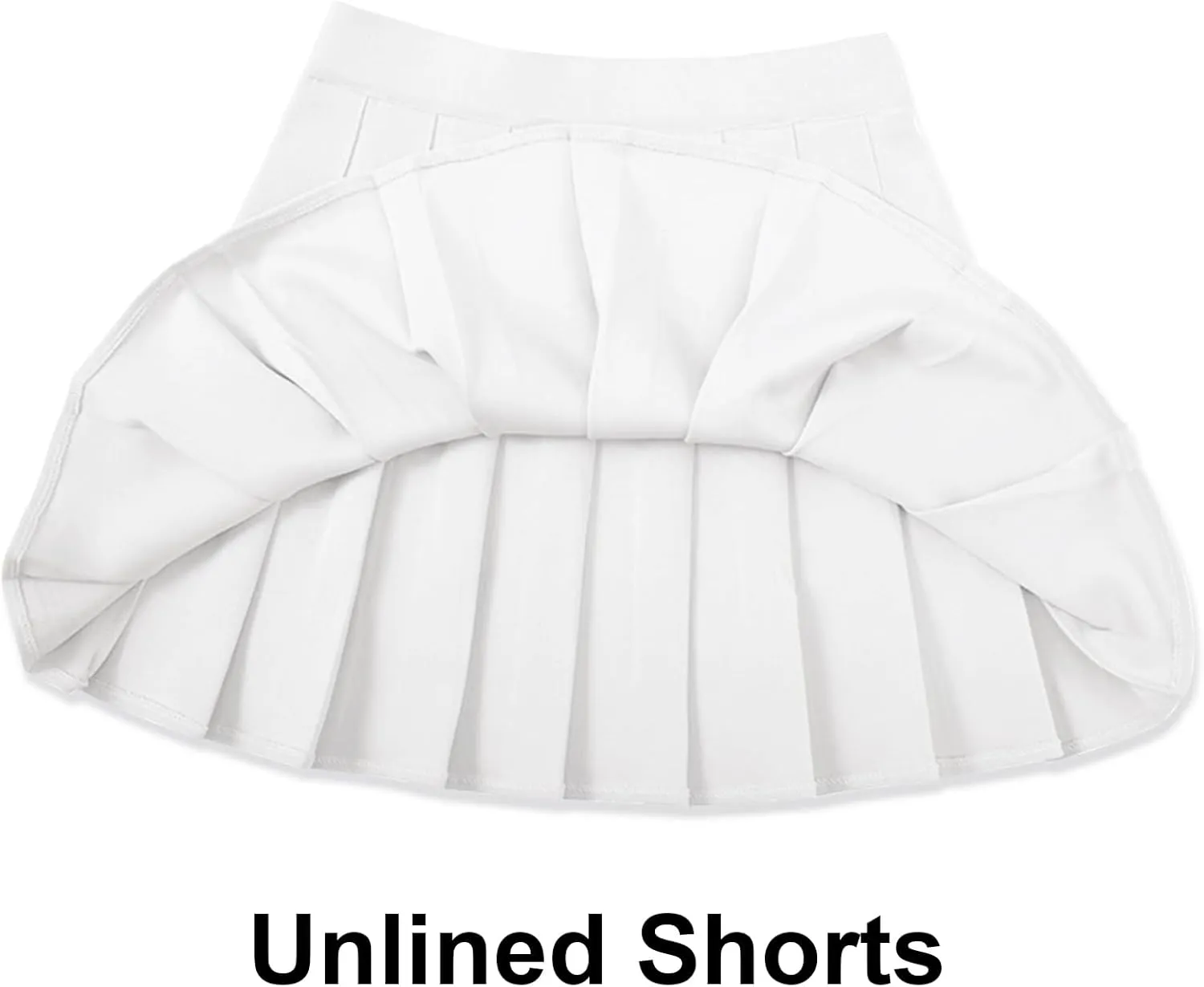 SCKTOO Womens Girl High Waisted Pleated Tennis Skirt School A-Line Skater Skirts with Lining Shorts