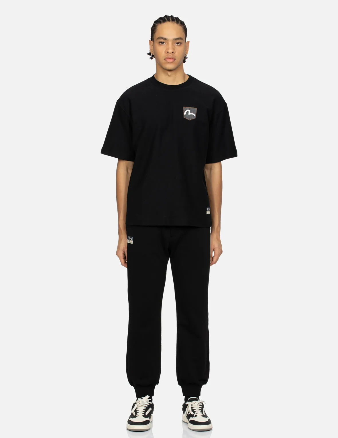 Seagull Embroidery Pocket Relax Fit T-Shirt