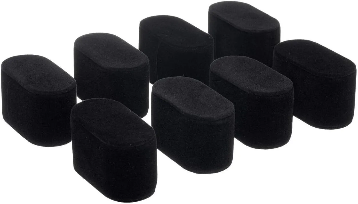 Set of 8 Velvet Watch Bracelet Pillows for Case Box Display Stand