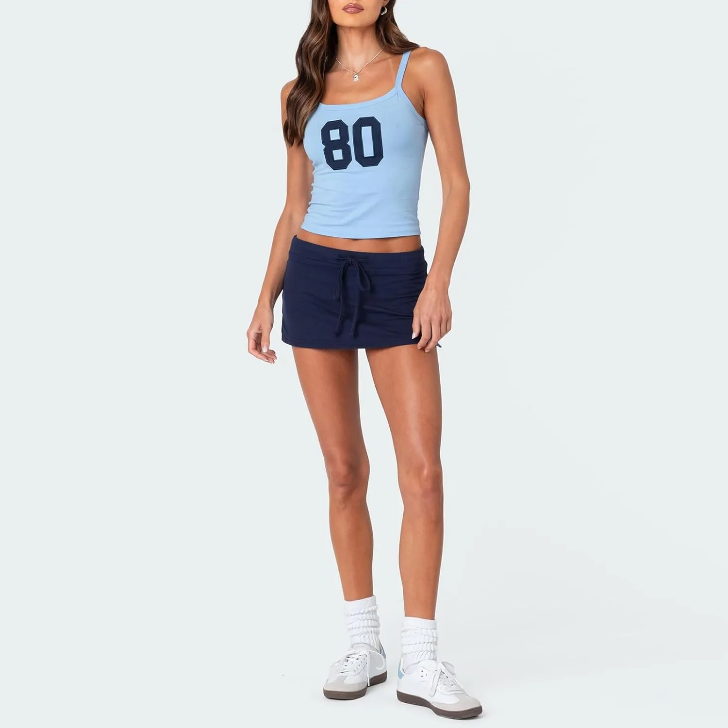 Seyumixi Women Y2k Sexy Micro Skirt Mid Waist Bodycon Mini Skirts Low Rise Slim Fit Pencil Short Skirt Sporty Streetwear