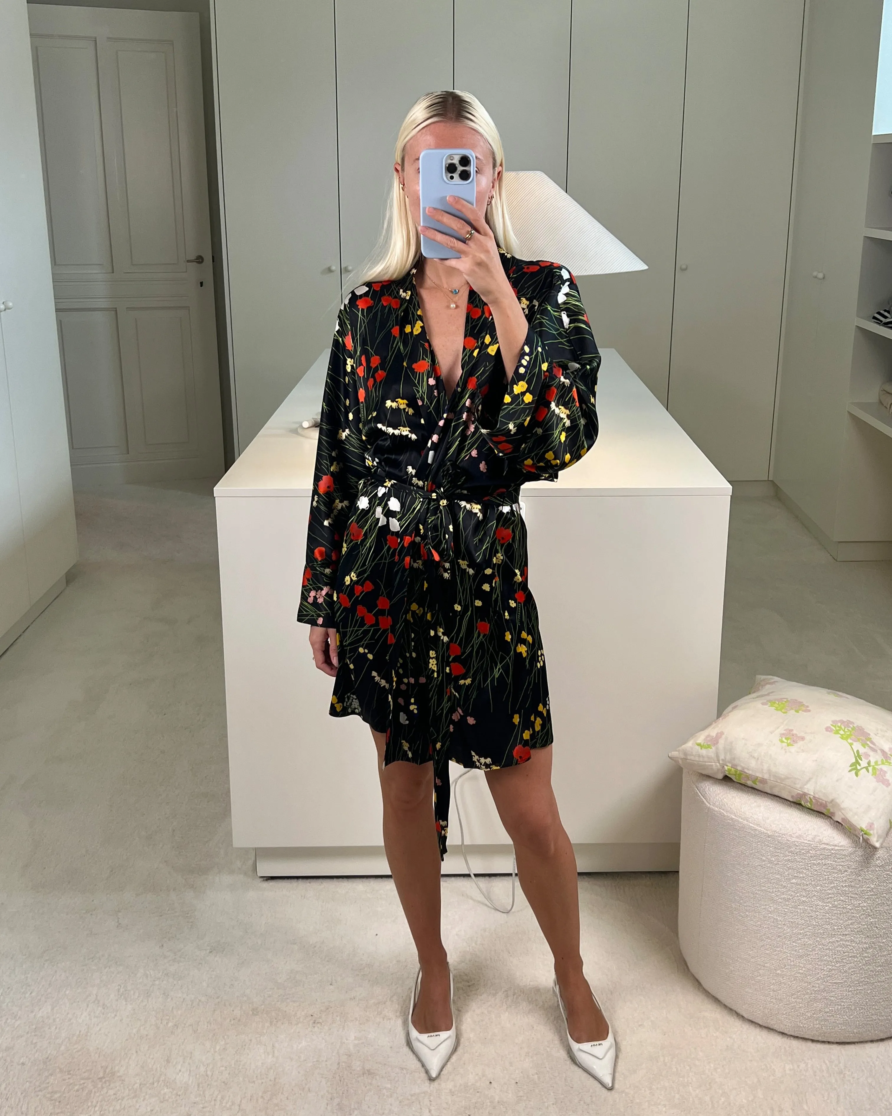Short Dress Peignoir