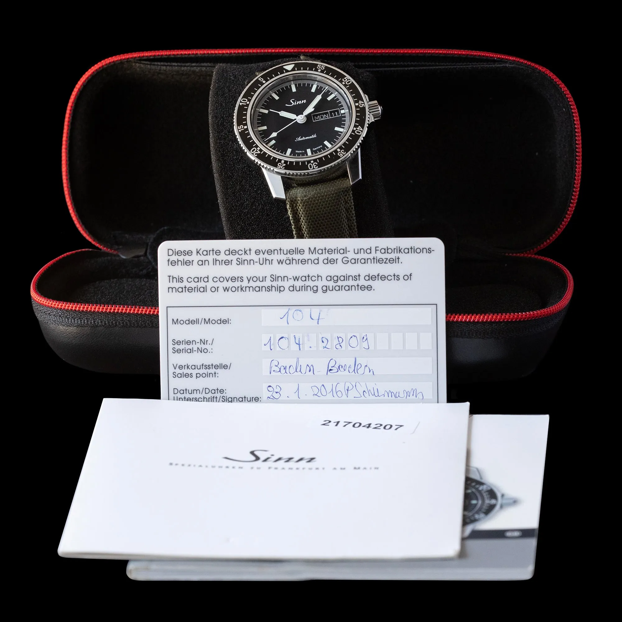 Sinn - 104 St Sa 104.280g