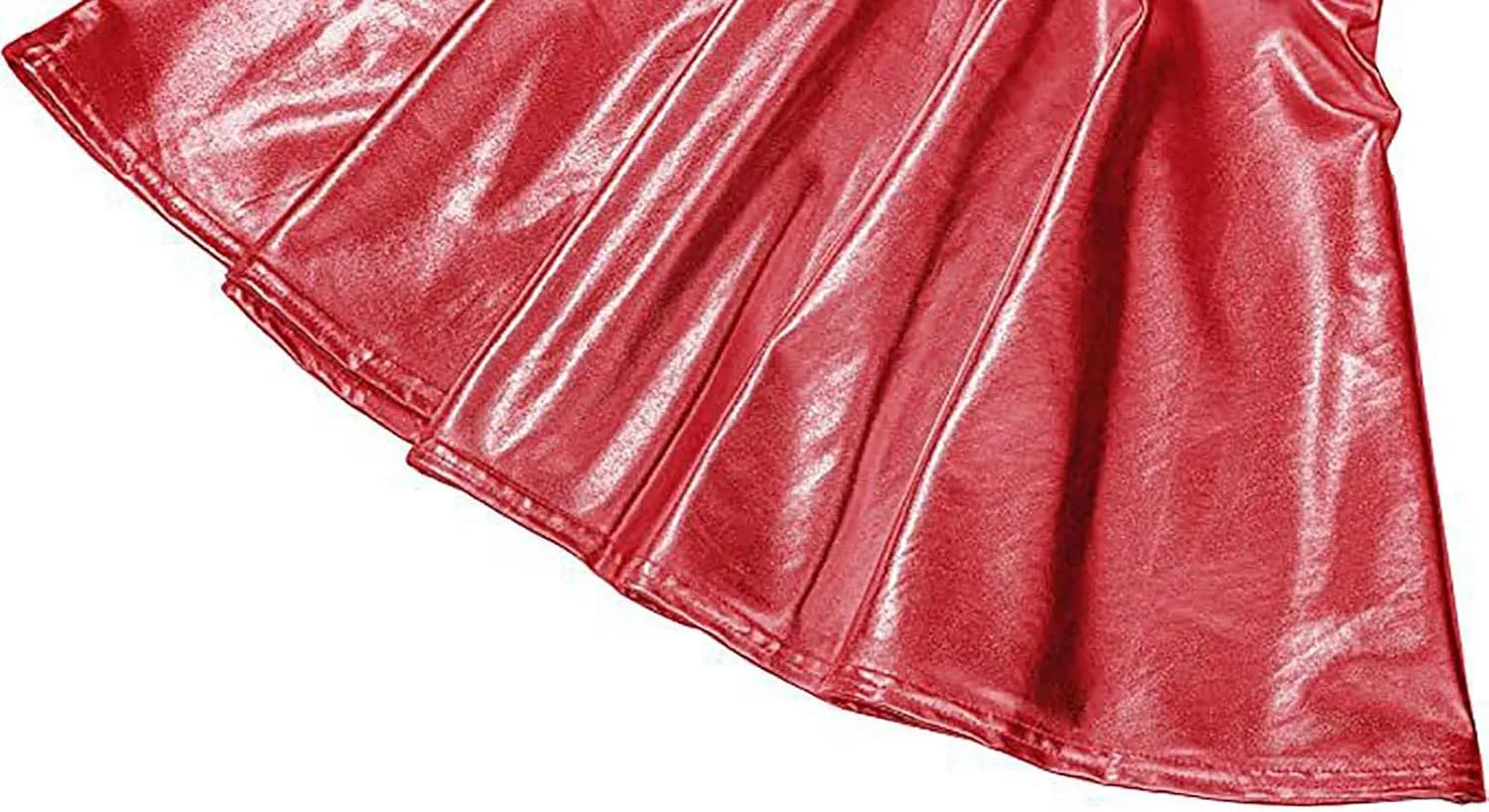 Skirt for Party Women's Fashion High Waist Pleated Solid Color Short Dress Loose Fit Skirts Metallic Summer Outfit