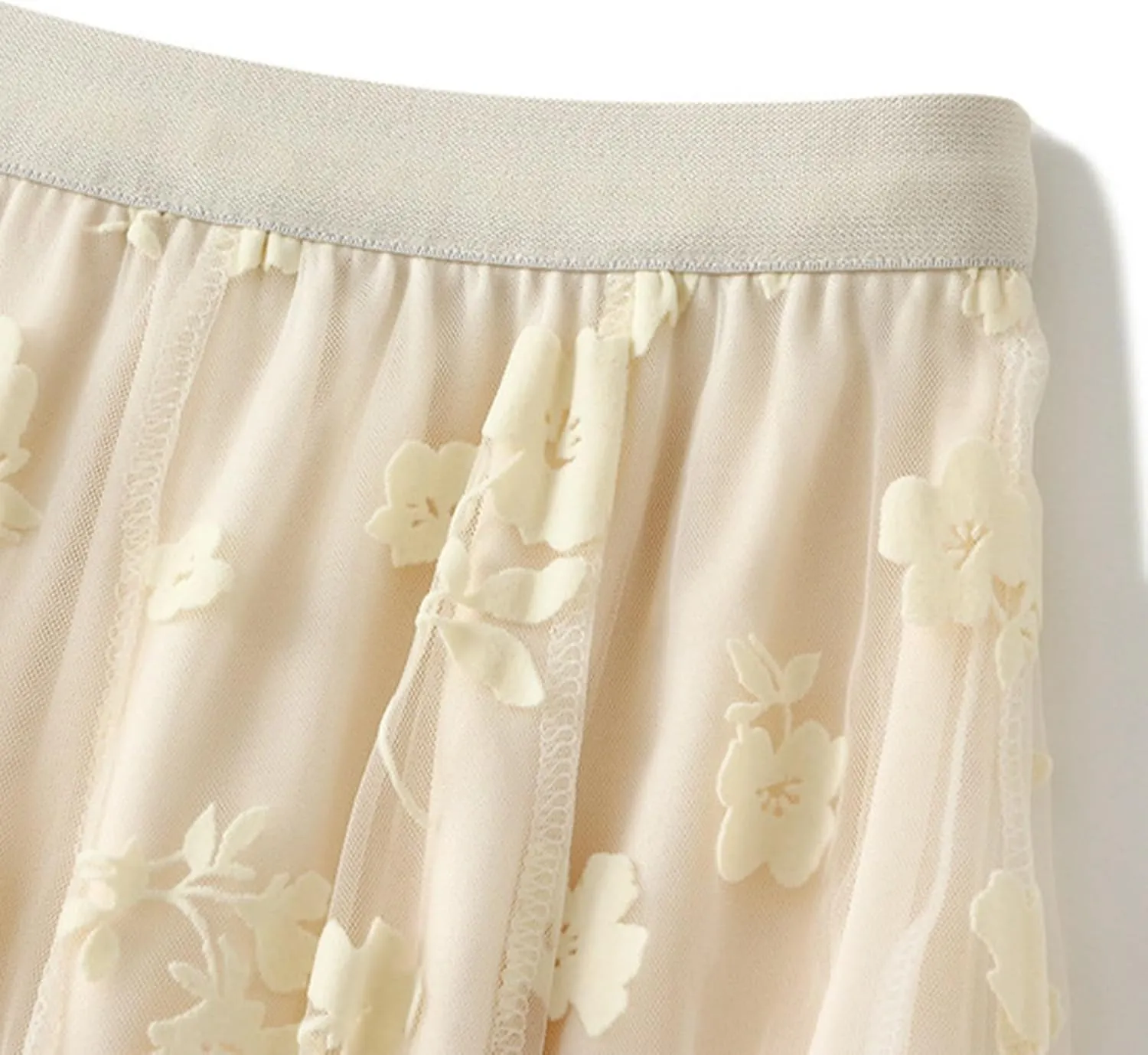 Skirt for Women Elastic Waist Tiered Maxi Skirt A-Line High Waist Long Skirt Bohemian Print Casual Beach Outfits