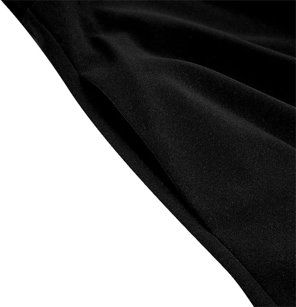 Sorrica Women's Vintage Pleated Midi Skirts High Waist A-line Flared Skater Skirts with Pockets
