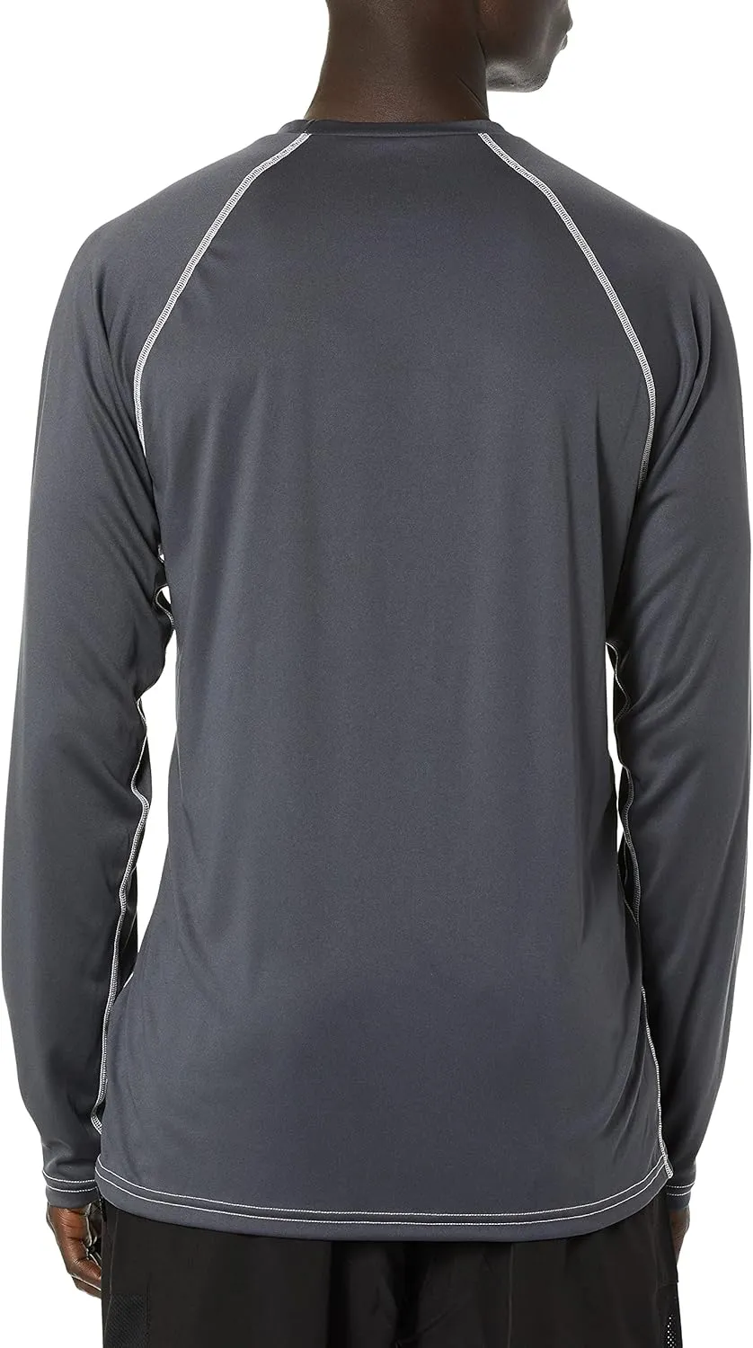 Speedo Men's UV Swim Shirt Long Sleeve Loose Fit Easy Tee