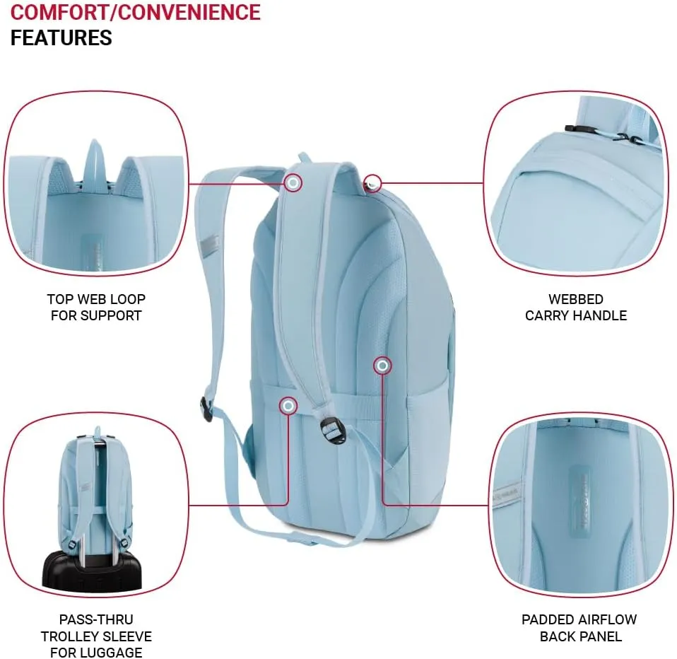 SwissGear Viibe I, Light Blue, 17.75 Inch