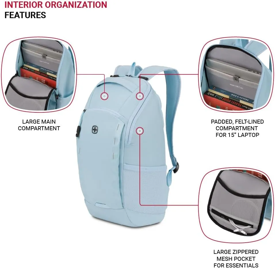 SwissGear Viibe I, Light Blue, 17.75 Inch