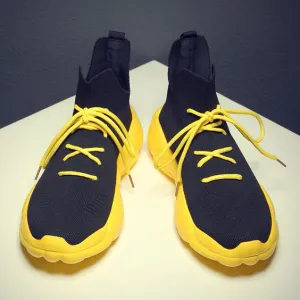 Trendy High Top FlyKnit Sneaker Shoes for Men