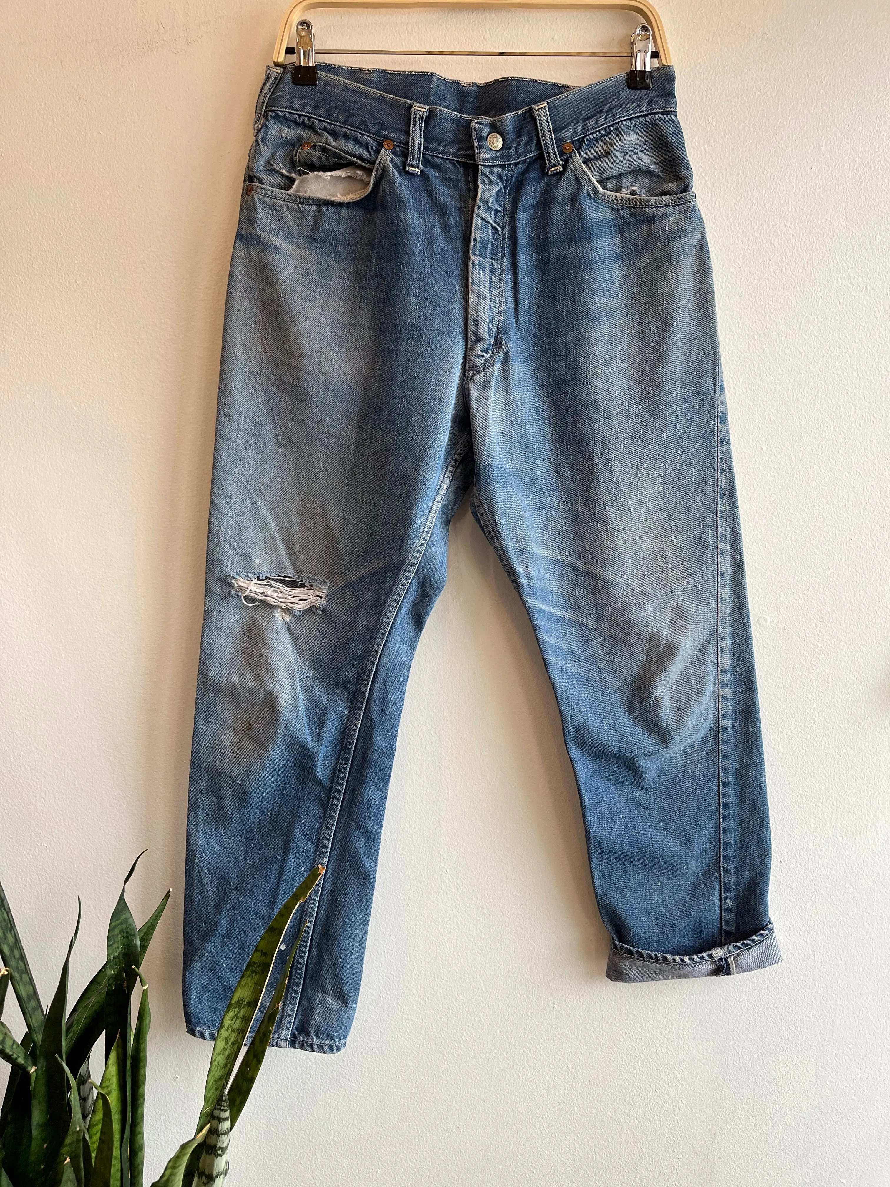 Vintage 1950s JCP Foremost Half-Selvedge Denim Jeans