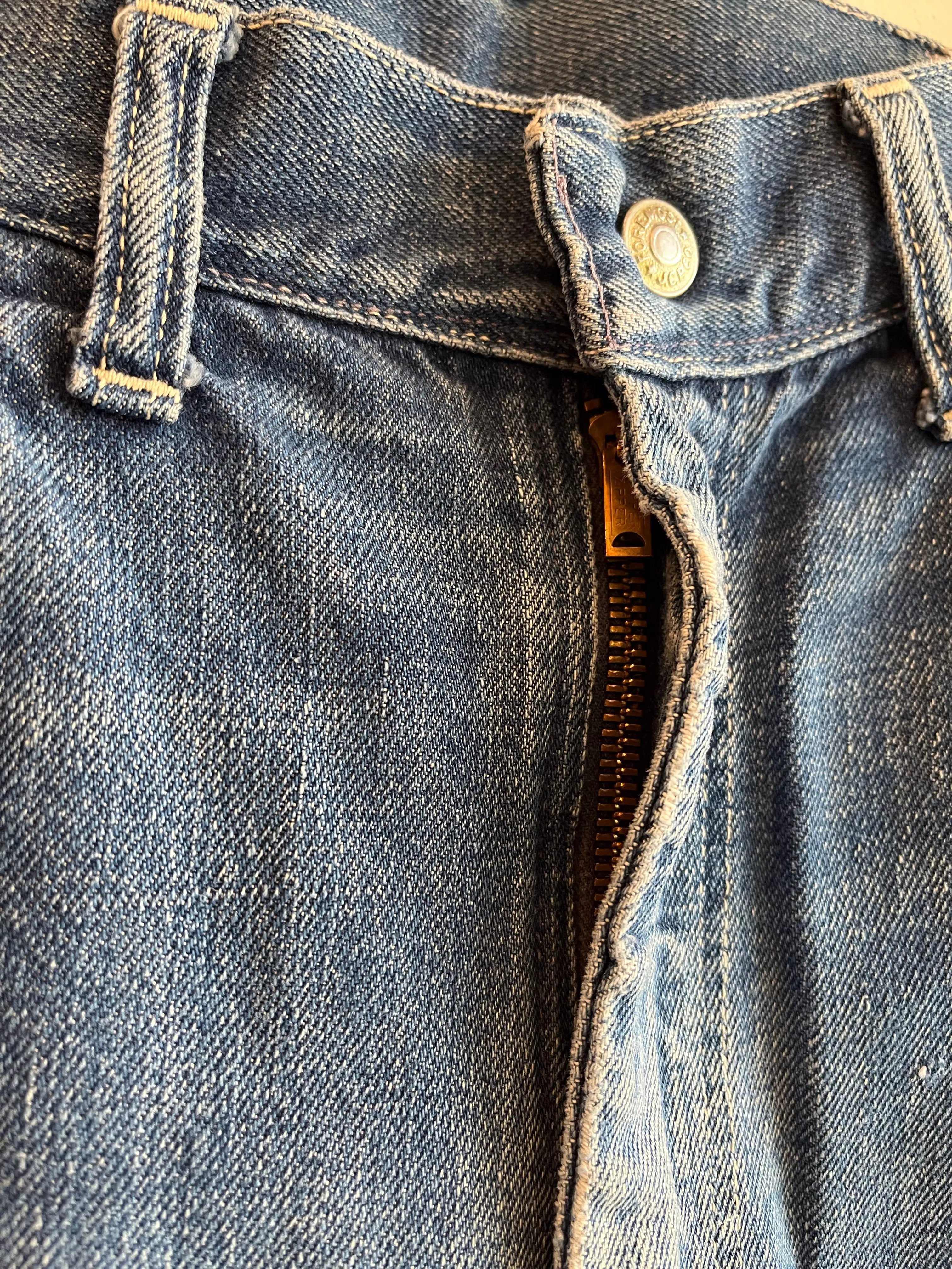 Vintage 1950s JCP Foremost Half-Selvedge Denim Jeans
