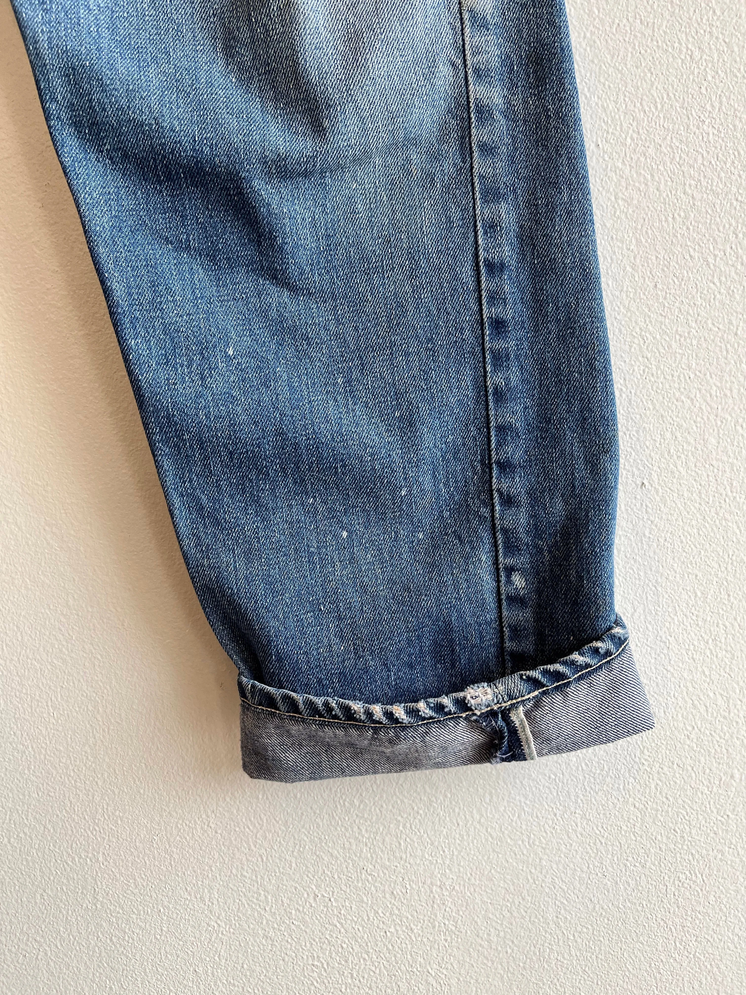 Vintage 1950s JCP Foremost Half-Selvedge Denim Jeans