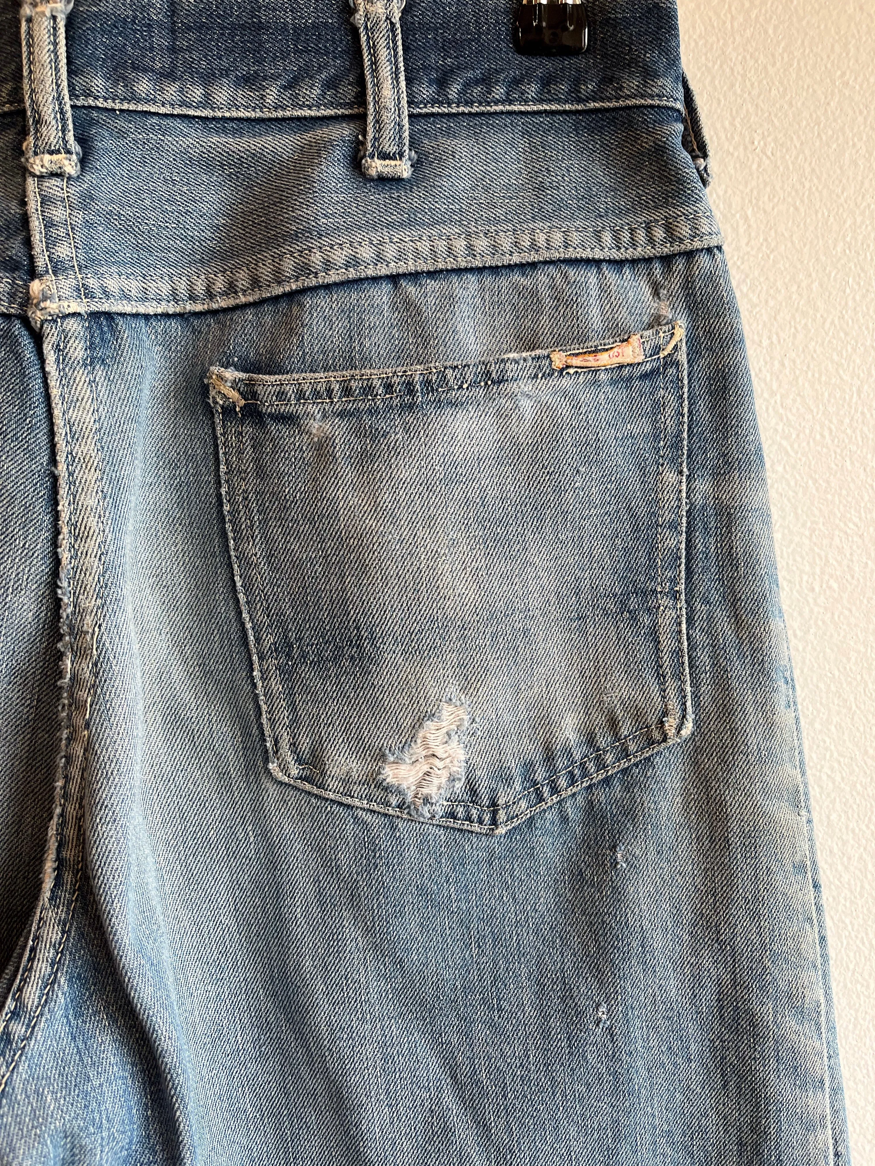 Vintage 1950s JCP Foremost Half-Selvedge Denim Jeans