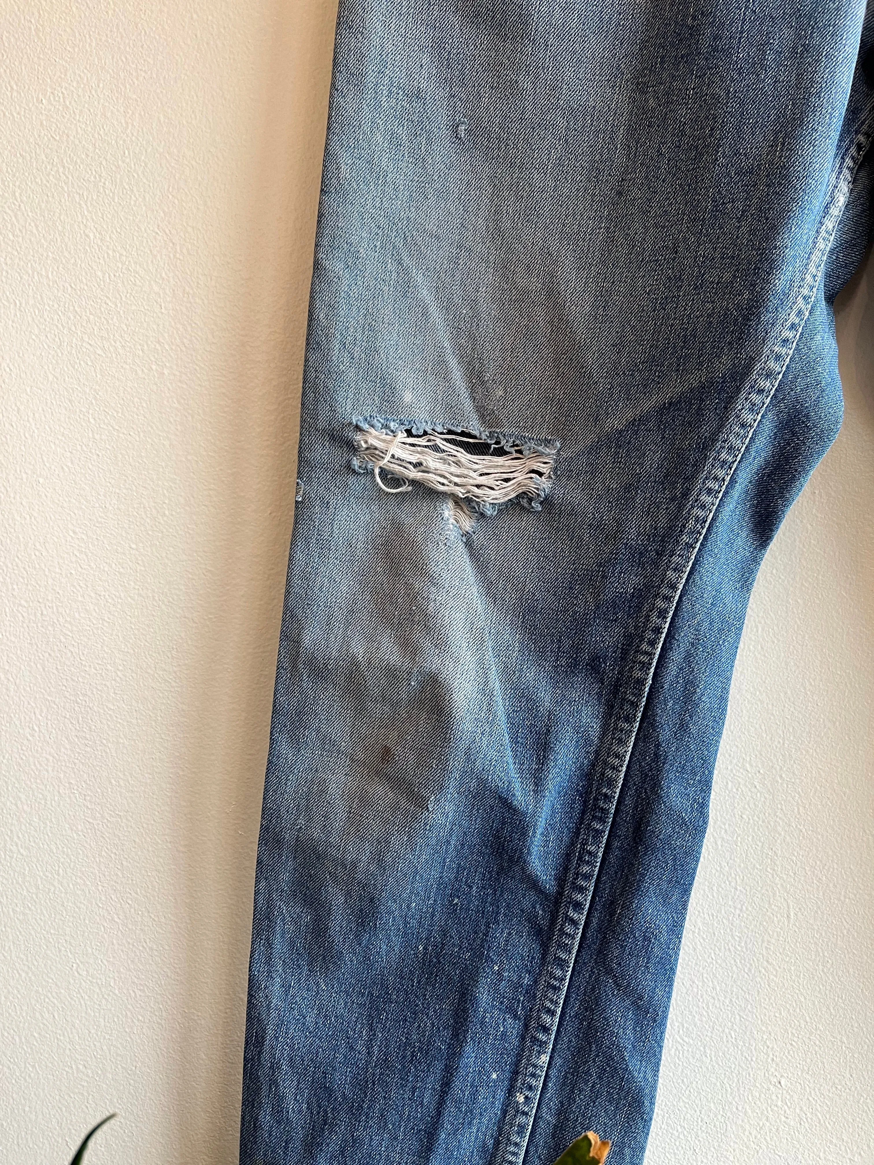 Vintage 1950s JCP Foremost Half-Selvedge Denim Jeans