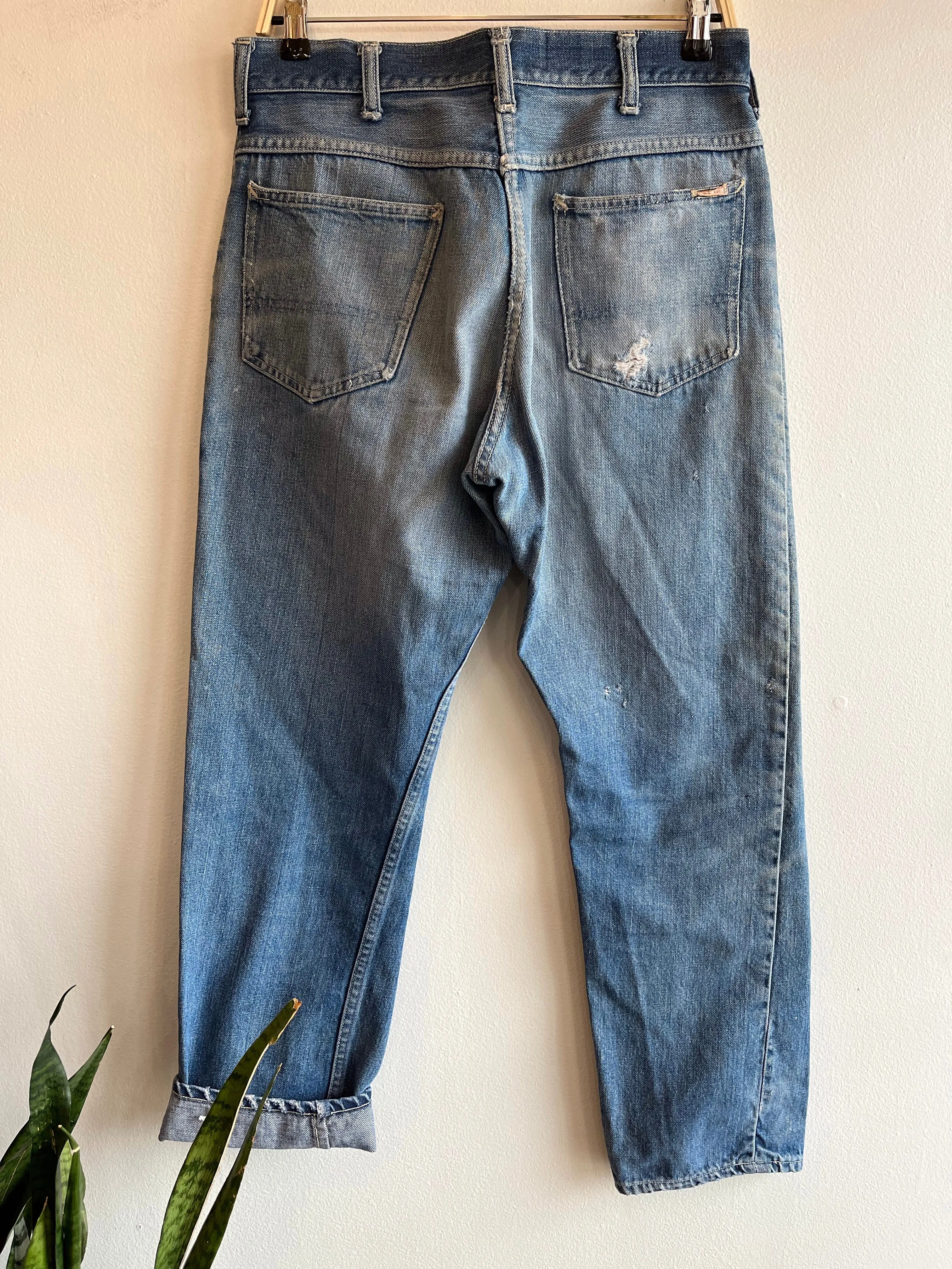 Vintage 1950s JCP Foremost Half-Selvedge Denim Jeans