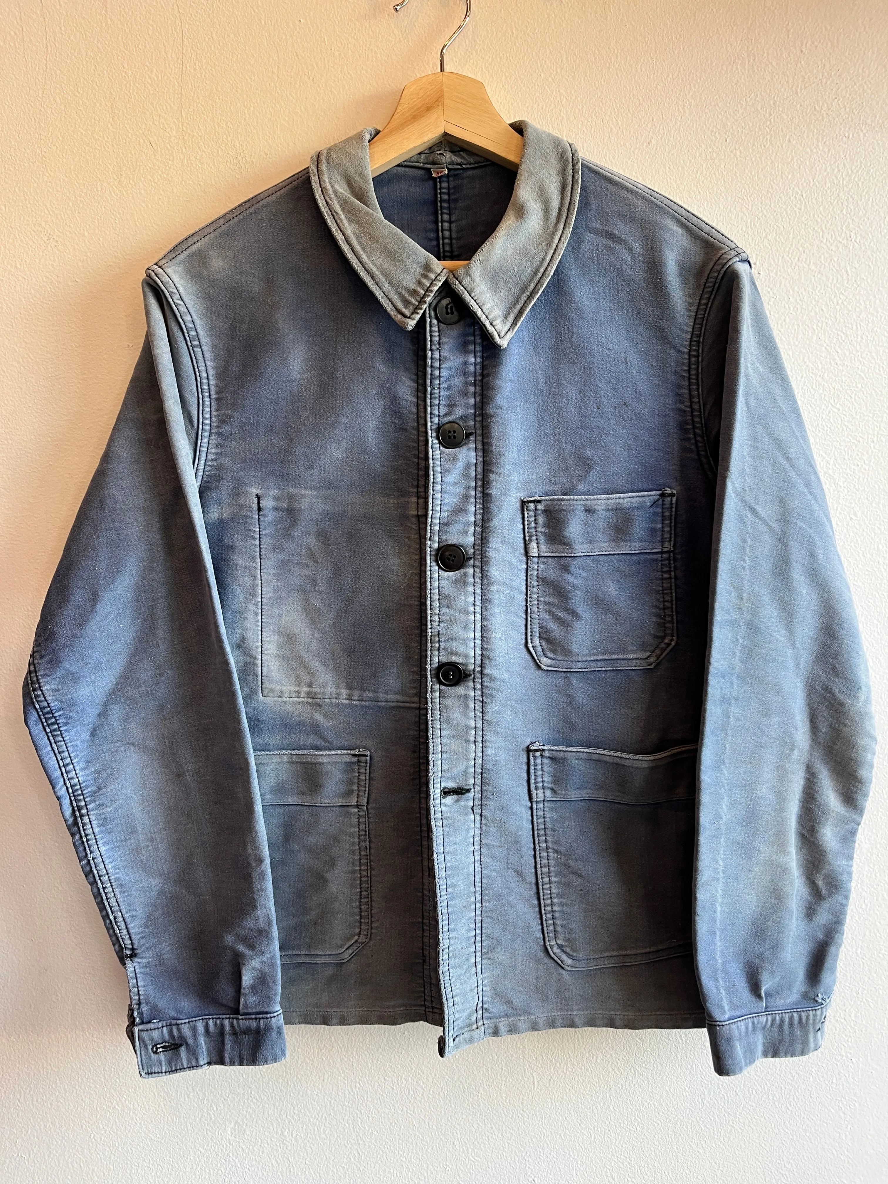 Vintage 1950s Moleskin French Chore Coat
