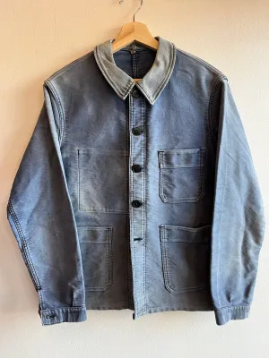 Vintage 1950s Moleskin French Chore Coat