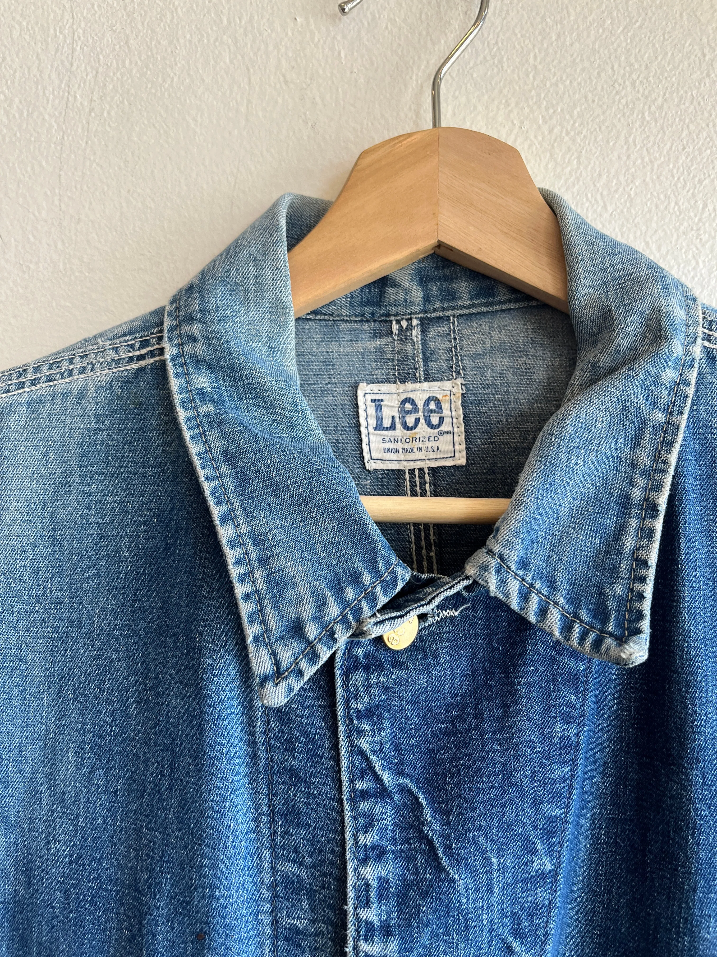 Vintage 1960/1970s Lee Denim Chore Coat