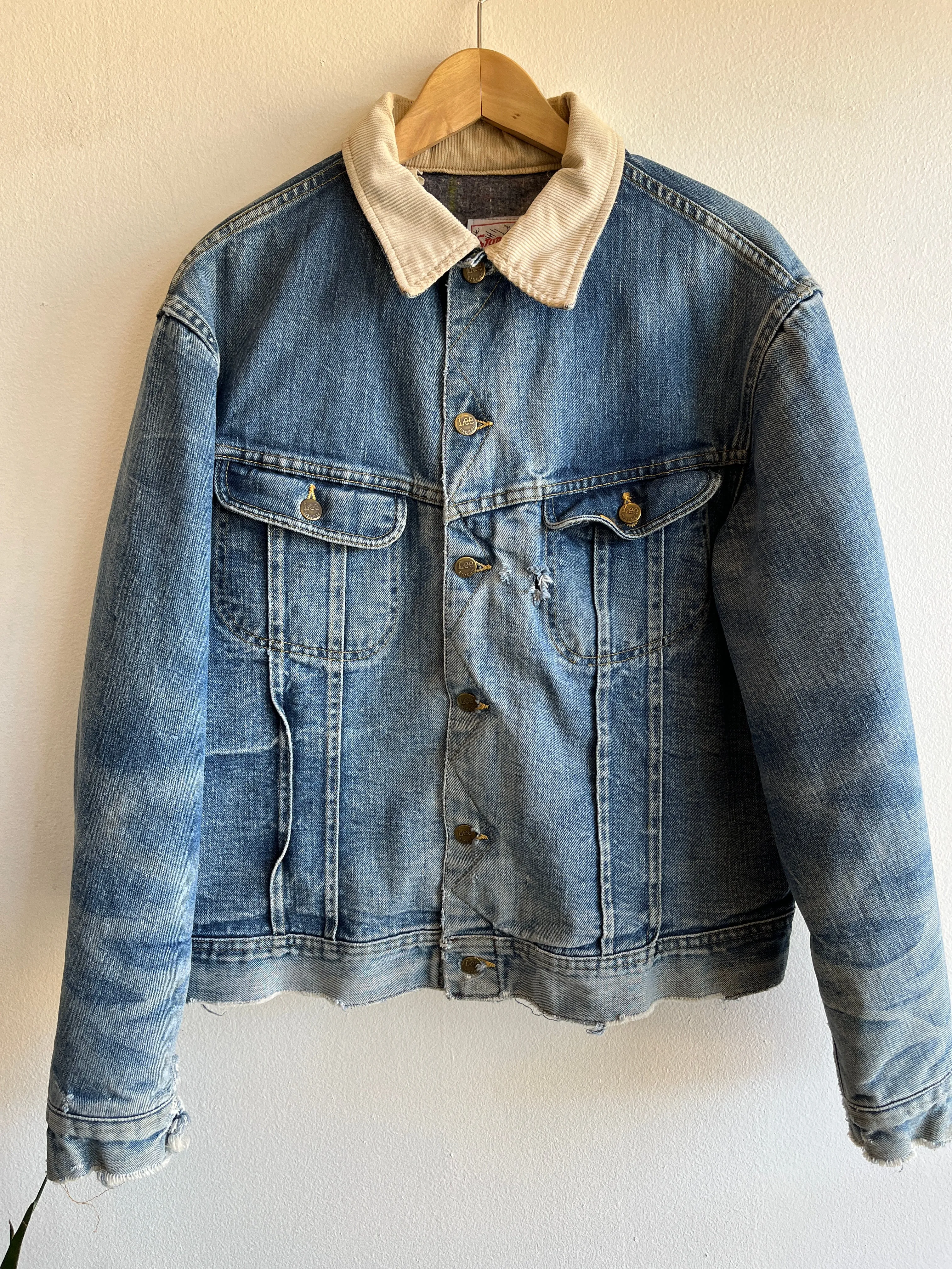 Vintage 1970s Lee Stormrider denim trucker jacket