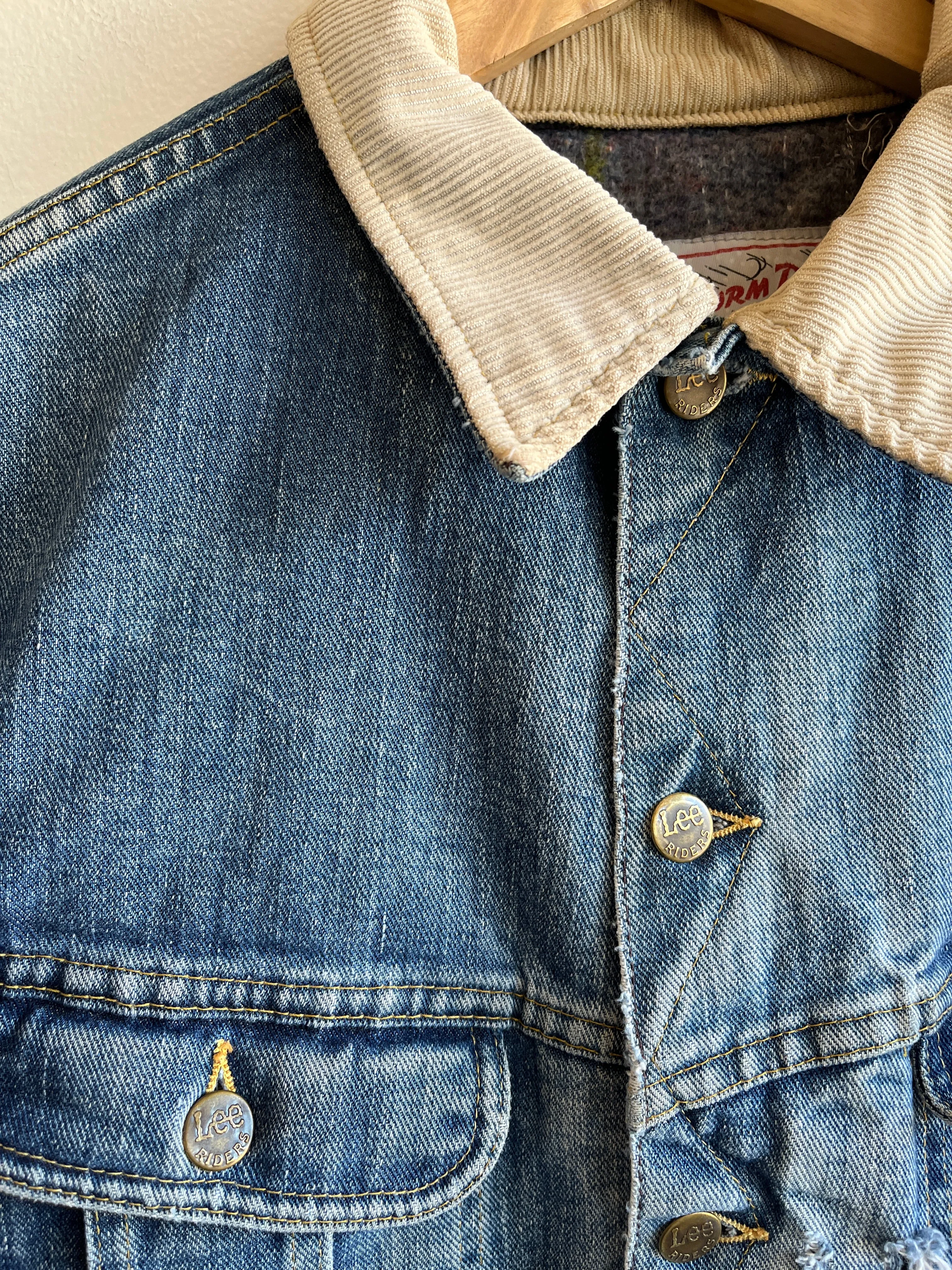 Vintage 1970s Lee Stormrider denim trucker jacket