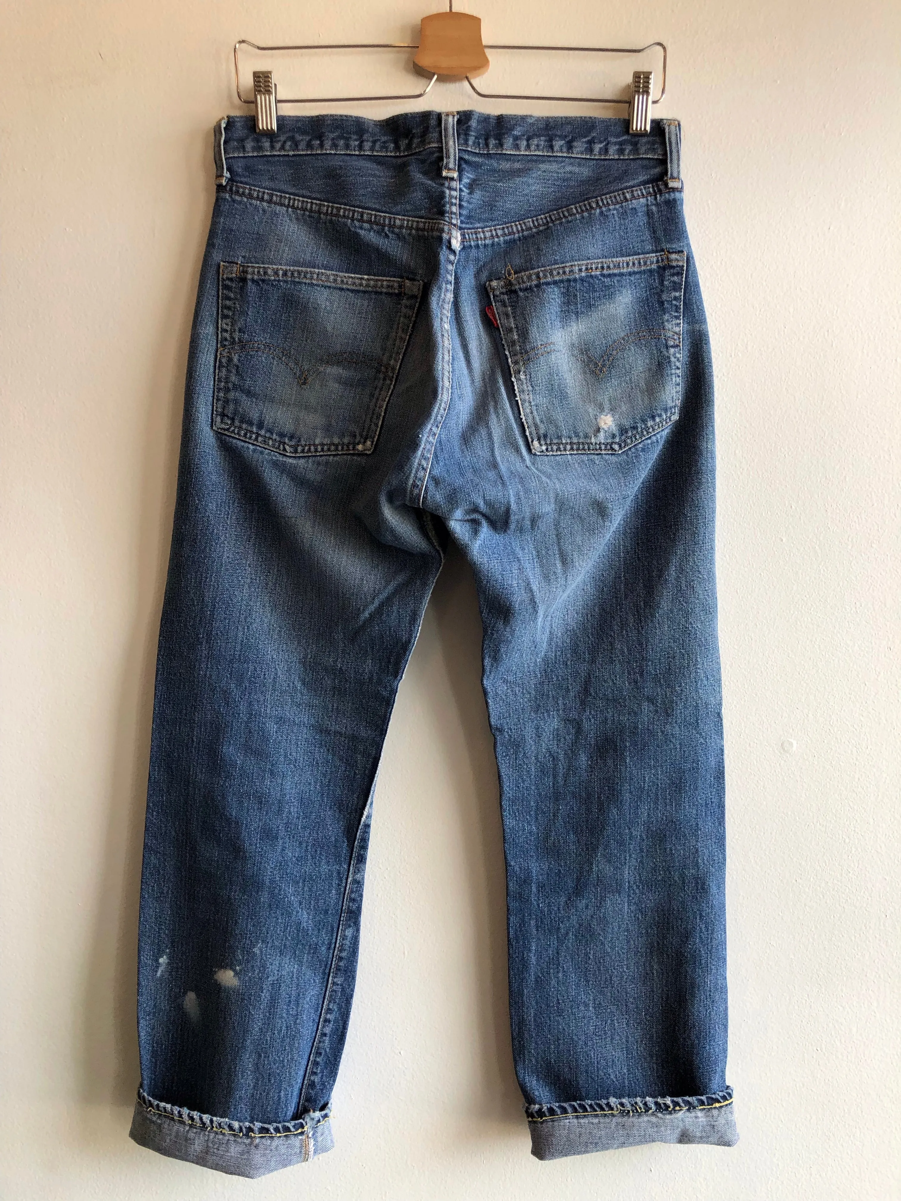 Vintage 1970s Levis 501 Single Stitch Selvedge Denim Jeans