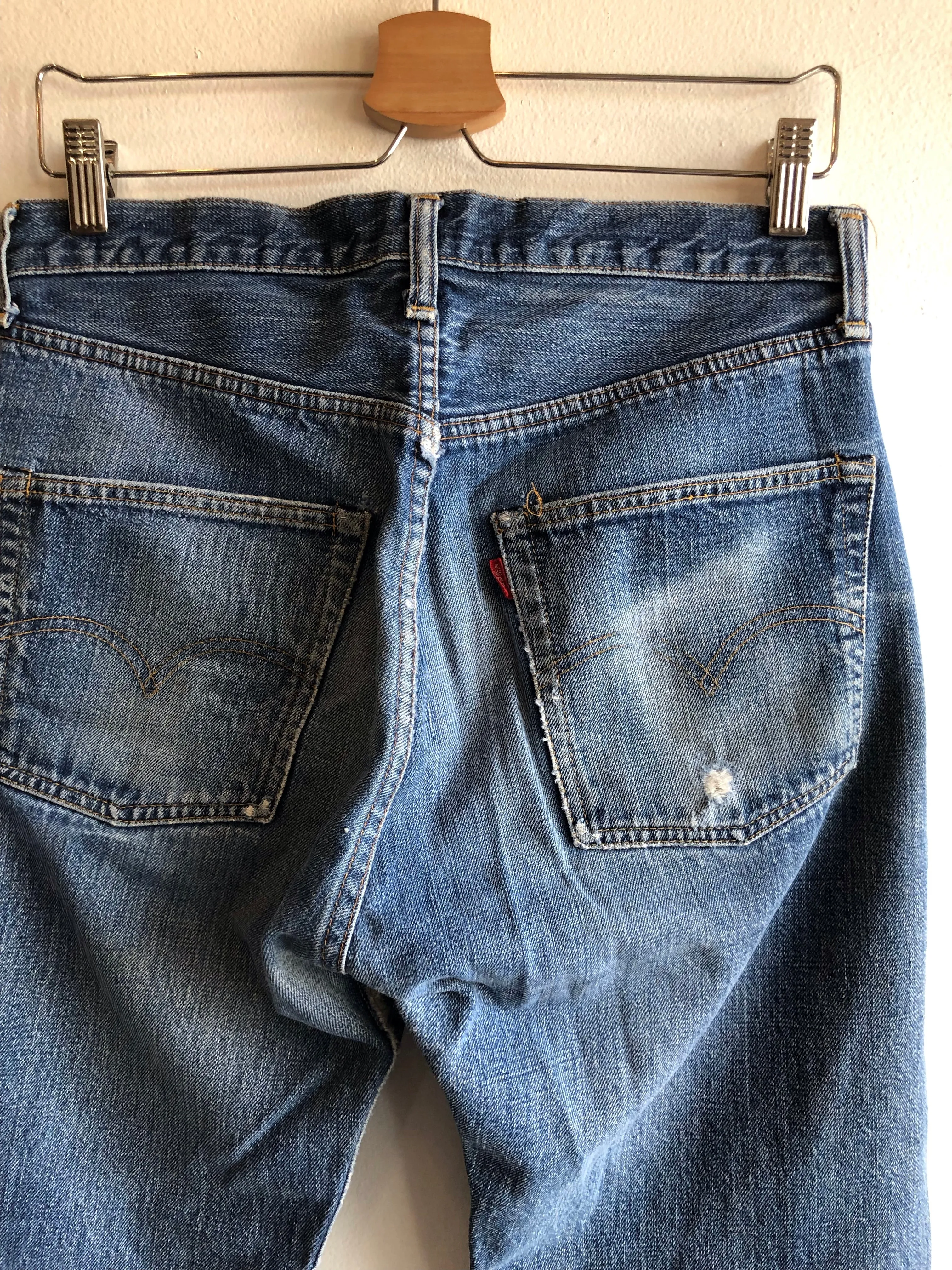 Vintage 1970s Levis 501 Single Stitch Selvedge Denim Jeans