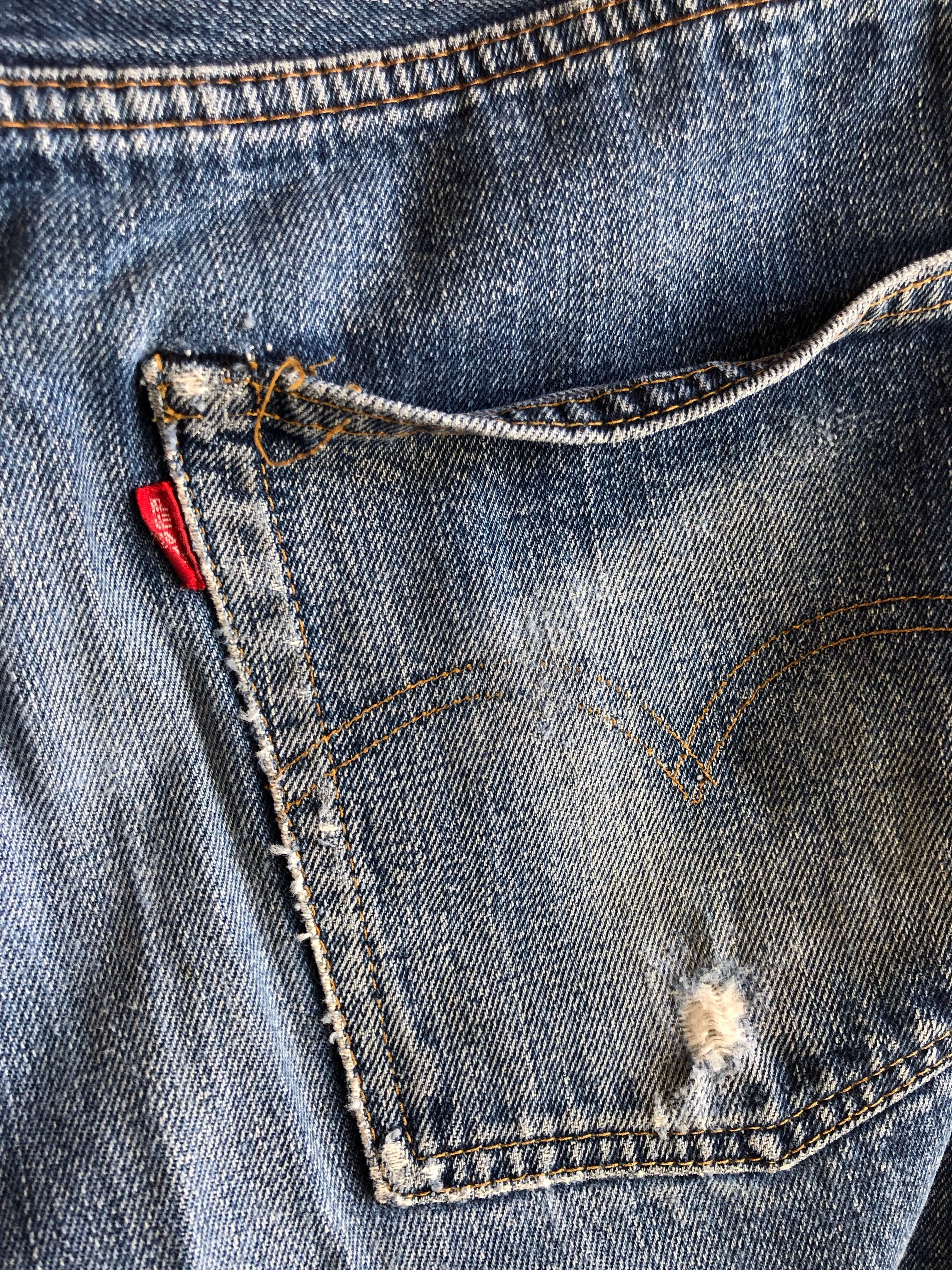 Vintage 1970s Levis 501 Single Stitch Selvedge Denim Jeans