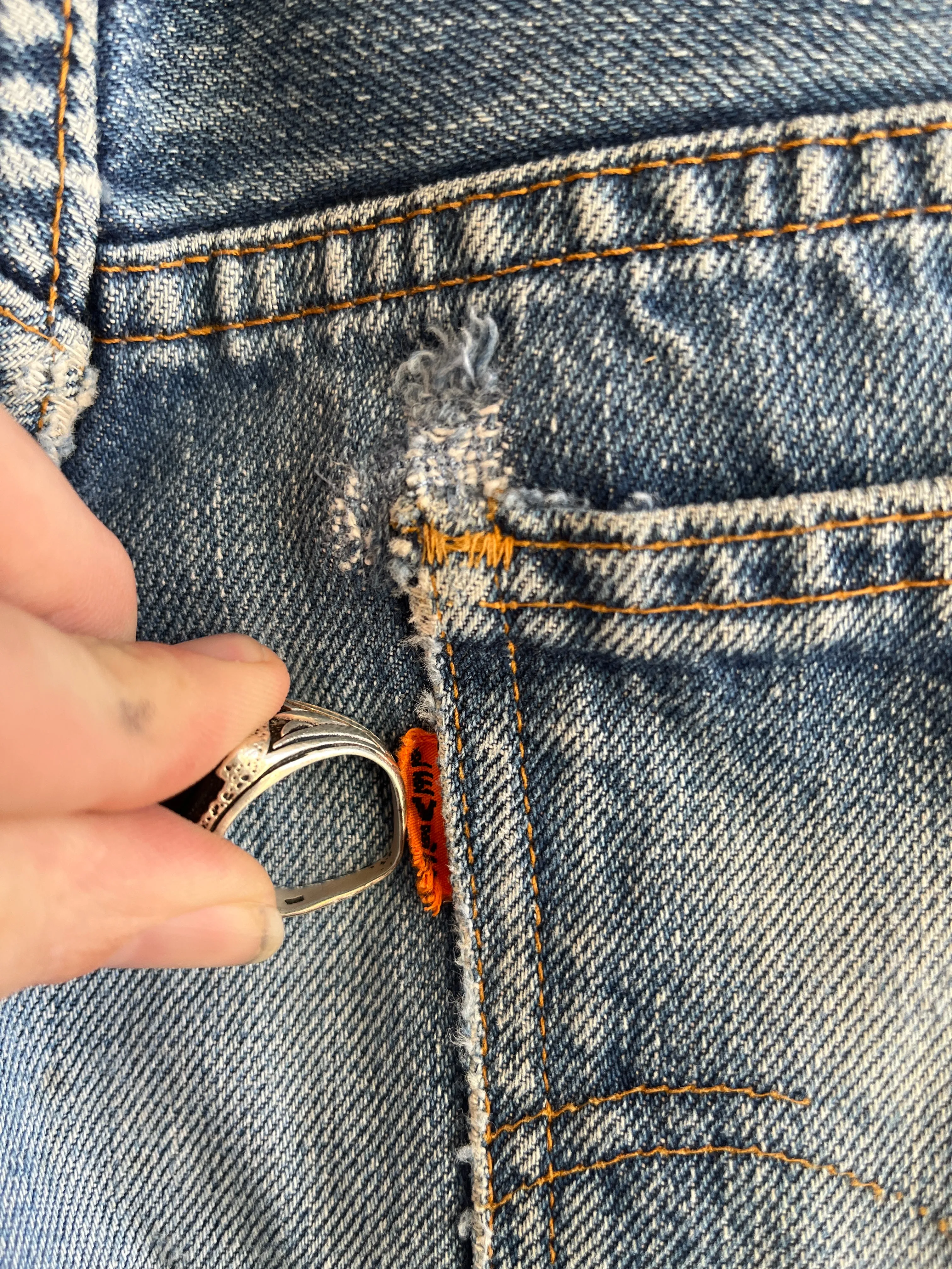 Vintage 1970s Levis Big E 517 Denim Jeans