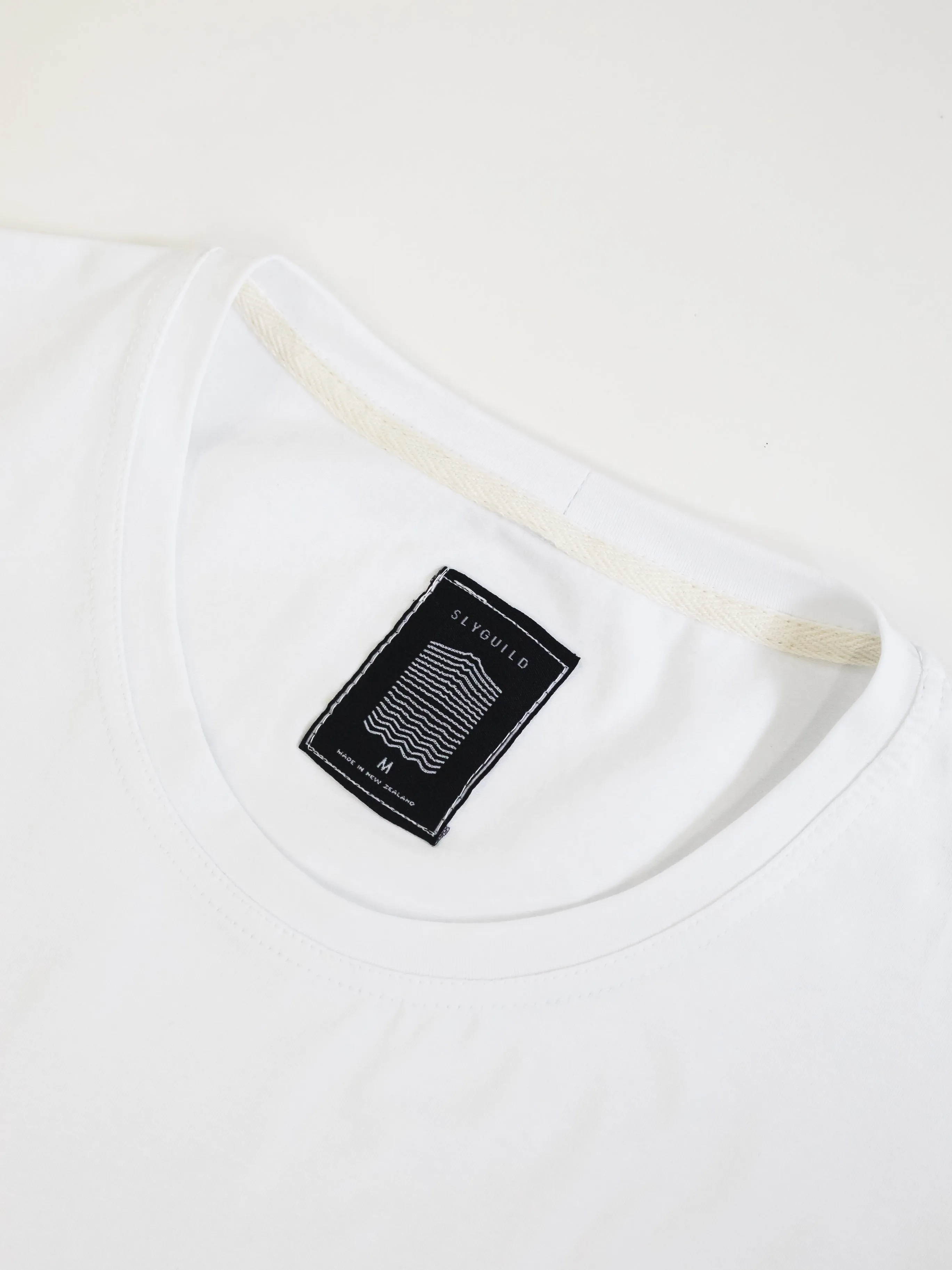 White Basic Pocket Tee