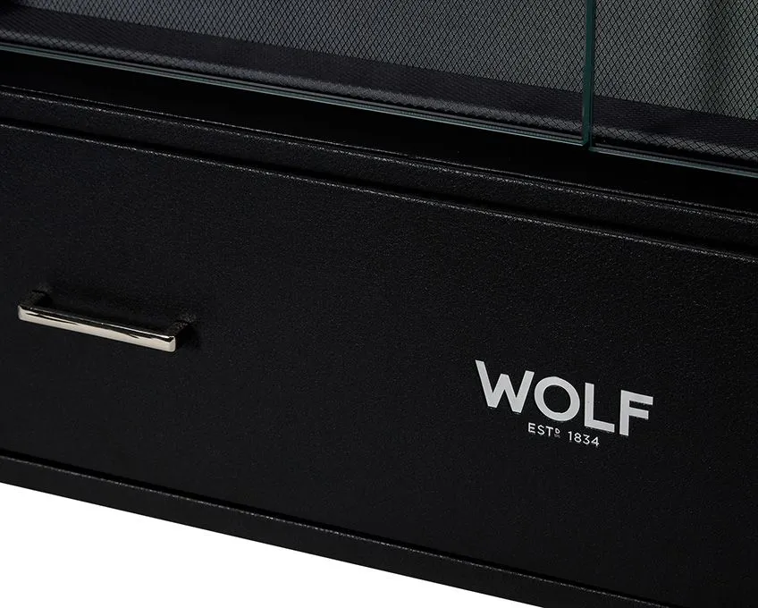 Wolf Viceroy 16 Piece Watch Winder Cabinet Black