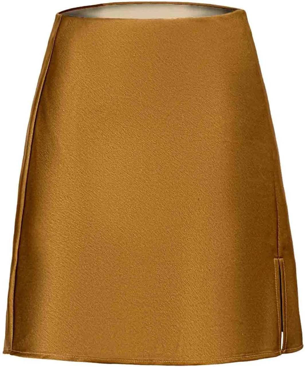 Women's 2025 Summer Side Slit High Waisted Mini Skirt Satin Side Split Bodycon Short Skirt Casual A-Line Party Skirt
