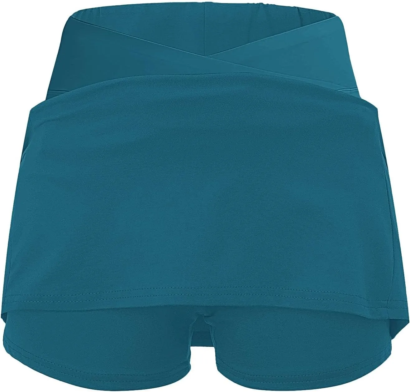 Women's Boho Skirts 2025 Summer Athletic Loose Trendy Drawstring Solid Color Yoga Fitness Tennis Skirt, S-5XL