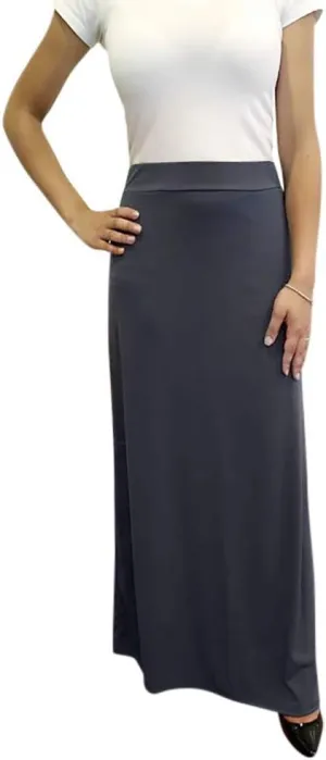Women's Maxi Skirts with Elastic Waist - Long Elegant Maxi Skirt