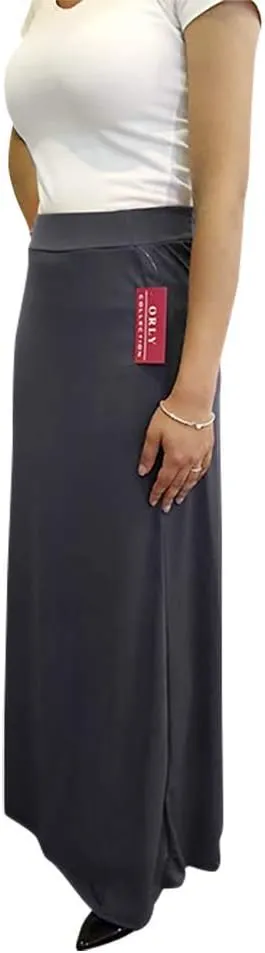 Women's Maxi Skirts with Elastic Waist - Long Elegant Maxi Skirt