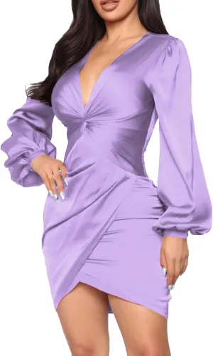 Womens Sexy Ruffle Elegant Bridesmaid Formal Evening Dress Elegant Curvy Wedding Guest Midi Dress