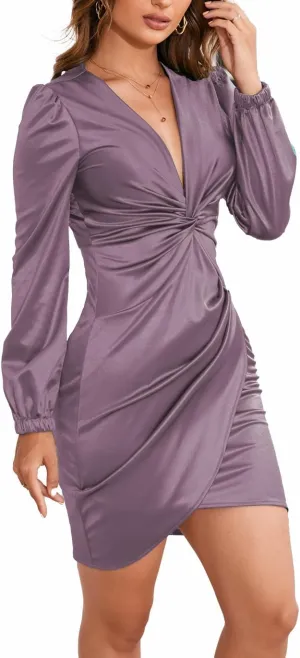 Womens Sexy Ruffle Elegant Bridesmaid Formal Evening Dress Elegant Curvy Wedding Guest Midi Dress
