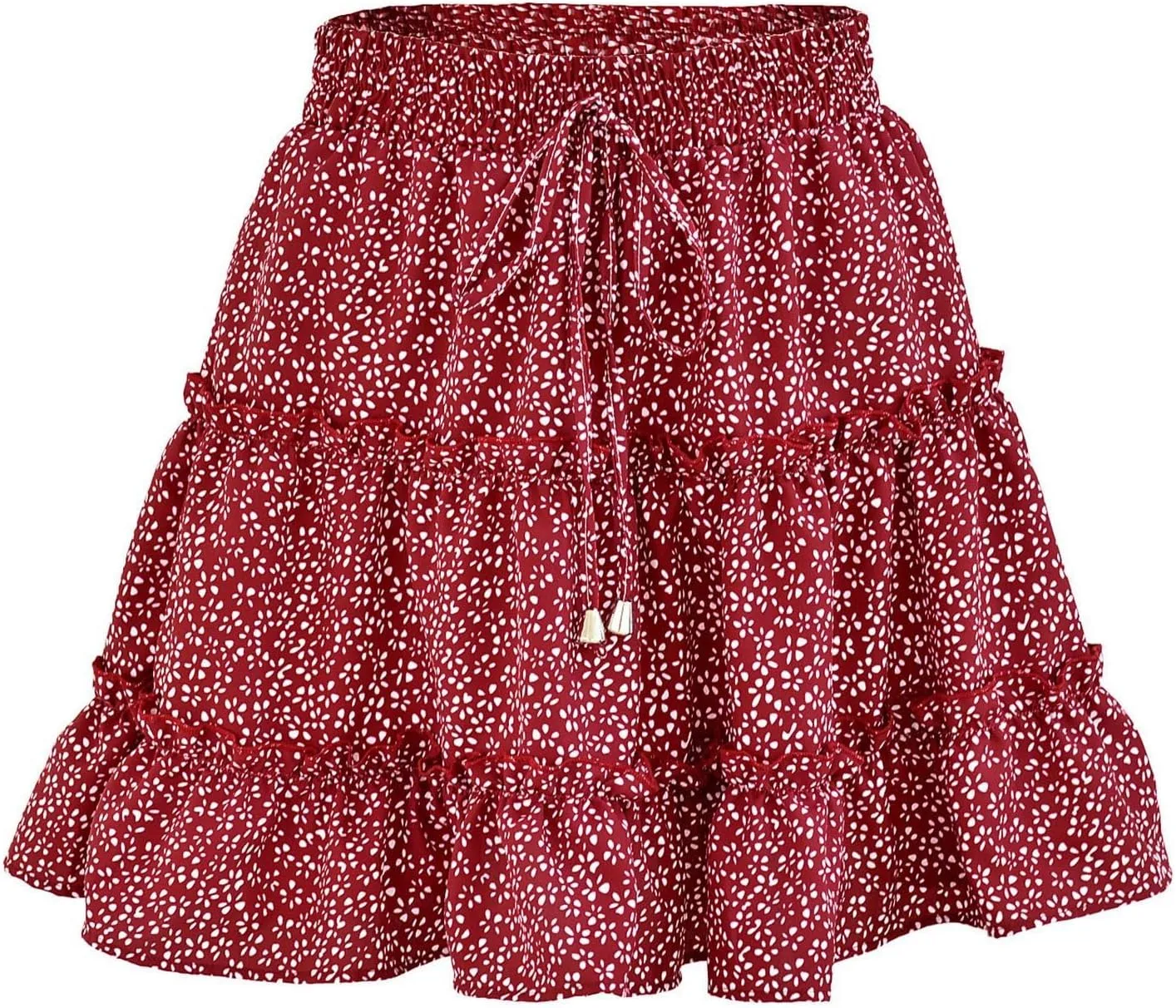 Women's Shirt 2025 Summer High Waisted Solid Tiered Pleated Athletic Golf Tennis Mini Skater Skirts, S-XL