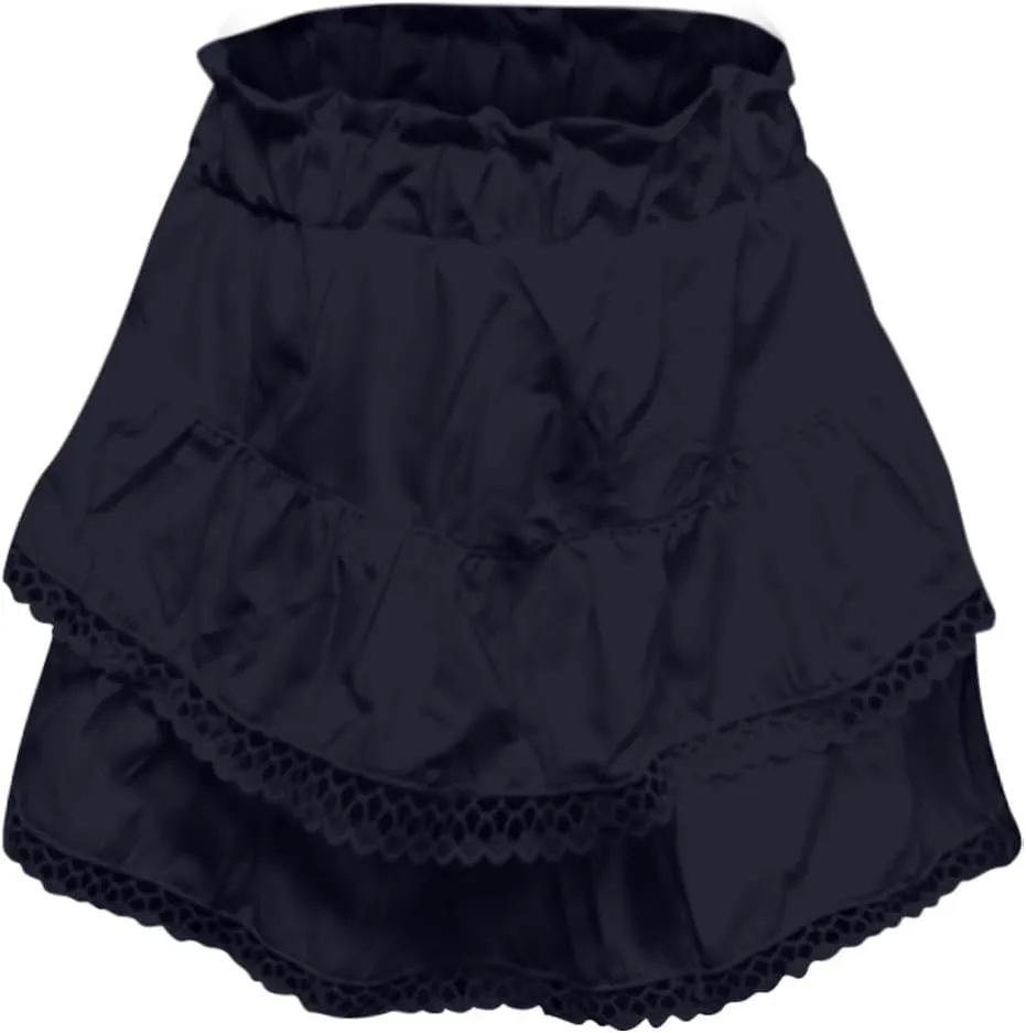Women's Summer Skirts 2025 Casual Loose Trendy Elastic Waist Solid Color Pleated Sun Tennis Beach Skirt, S-2XL