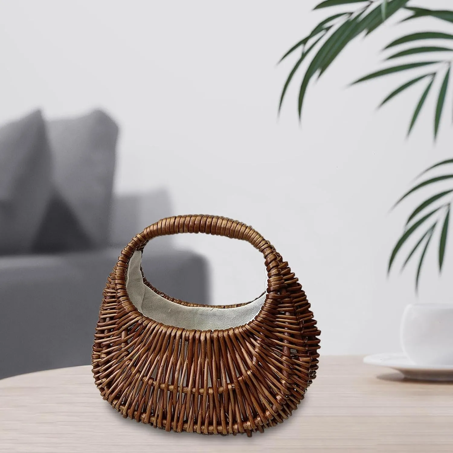 Women's Woven Clutch Bag Unique Elegant Woven Bag for Spring Summer Wedding