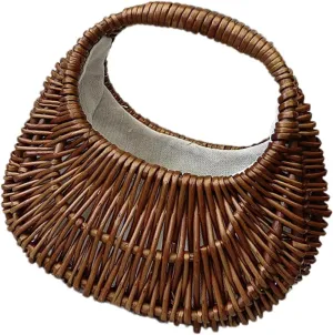 Women's Woven Clutch Bag Unique Elegant Woven Bag for Spring Summer Wedding