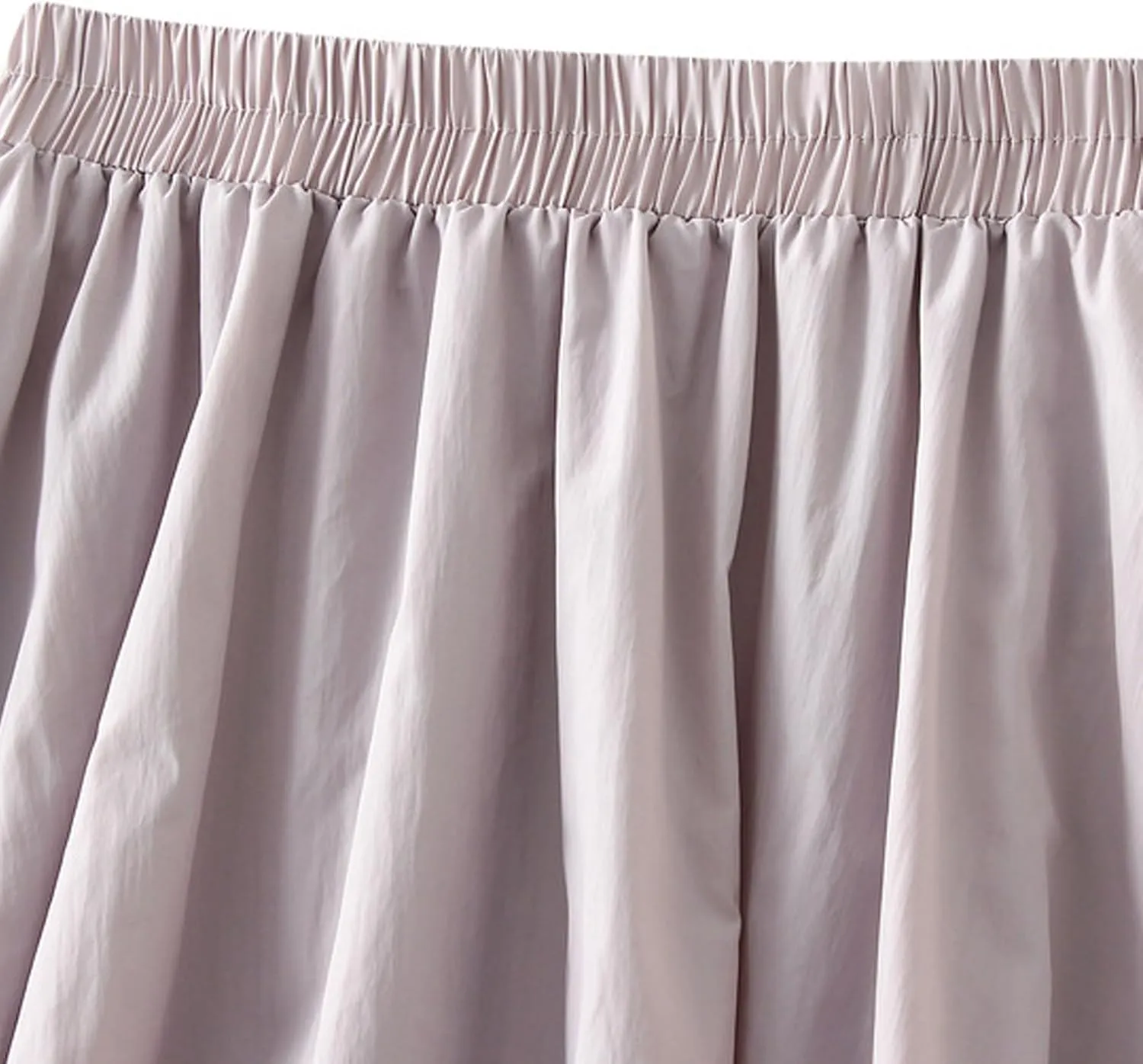 Womens Y2k Bubble Skirt Elastic High Waist A Line Long Skirts Casual Loose Ruffle Pleated Midi Long Flowy A-Line Skirt