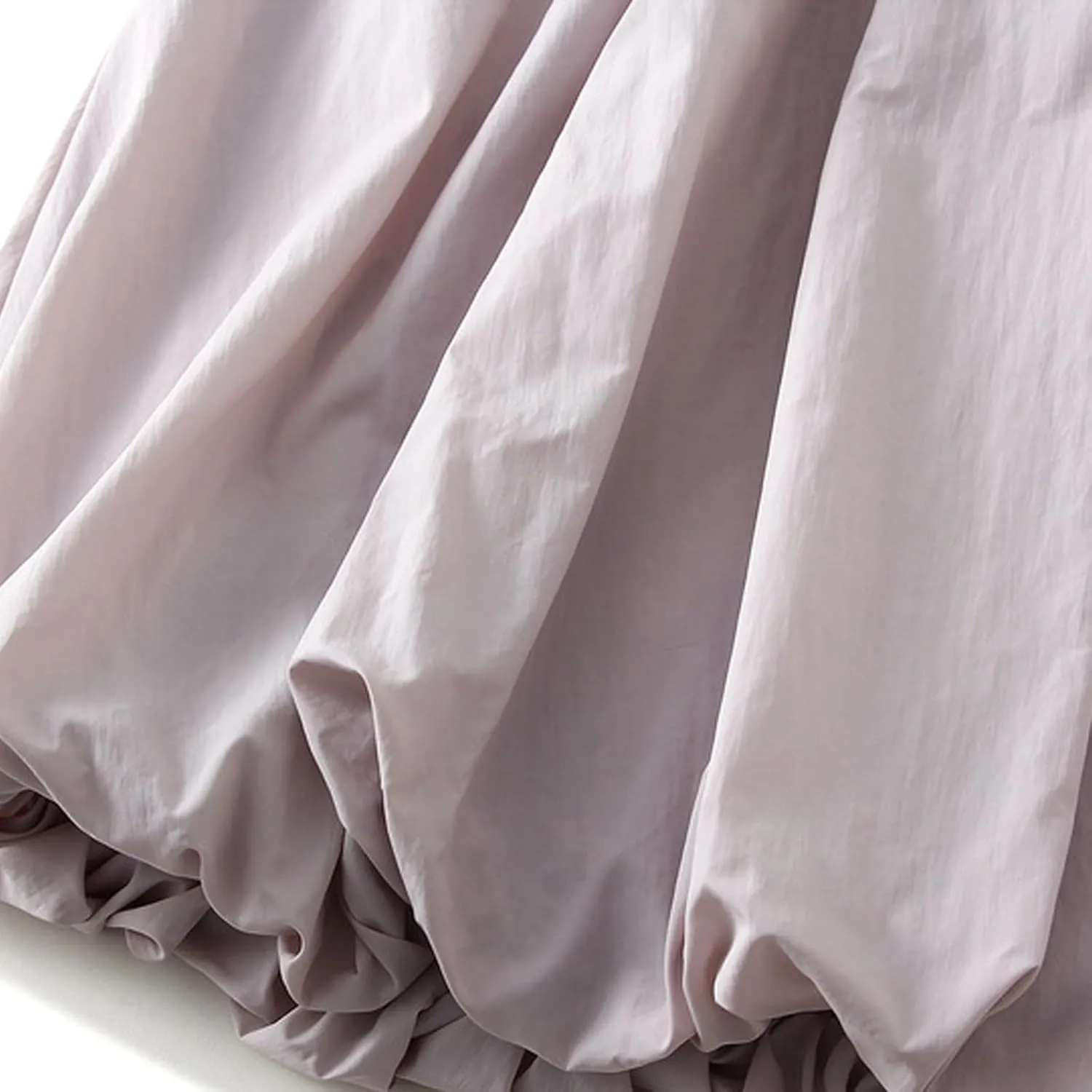 Womens Y2k Bubble Skirt Elastic High Waist A Line Long Skirts Casual Loose Ruffle Pleated Midi Long Flowy A-Line Skirt