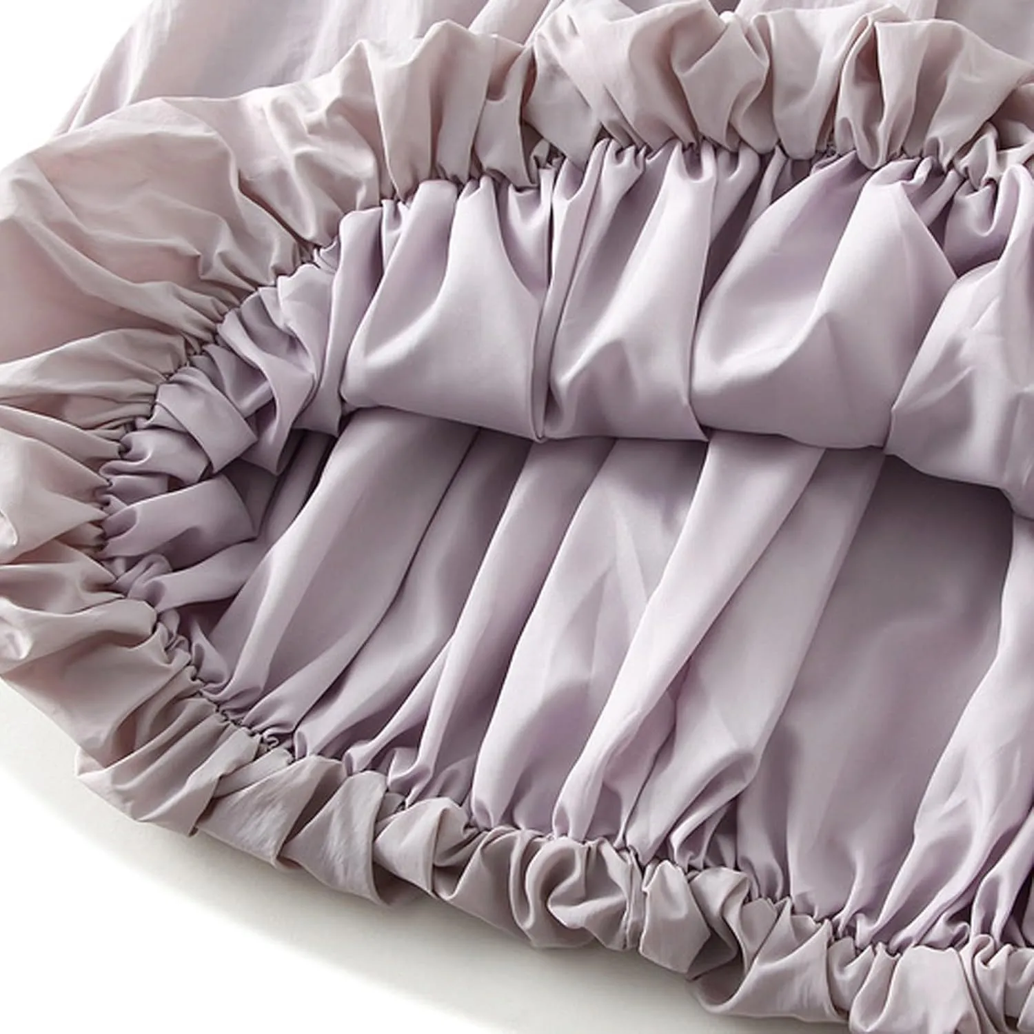Womens Y2k Bubble Skirt Elastic High Waist A Line Long Skirts Casual Loose Ruffle Pleated Midi Long Flowy A-Line Skirt